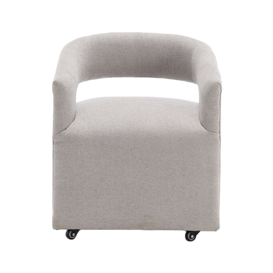 Barrel Rolling Dining Chair