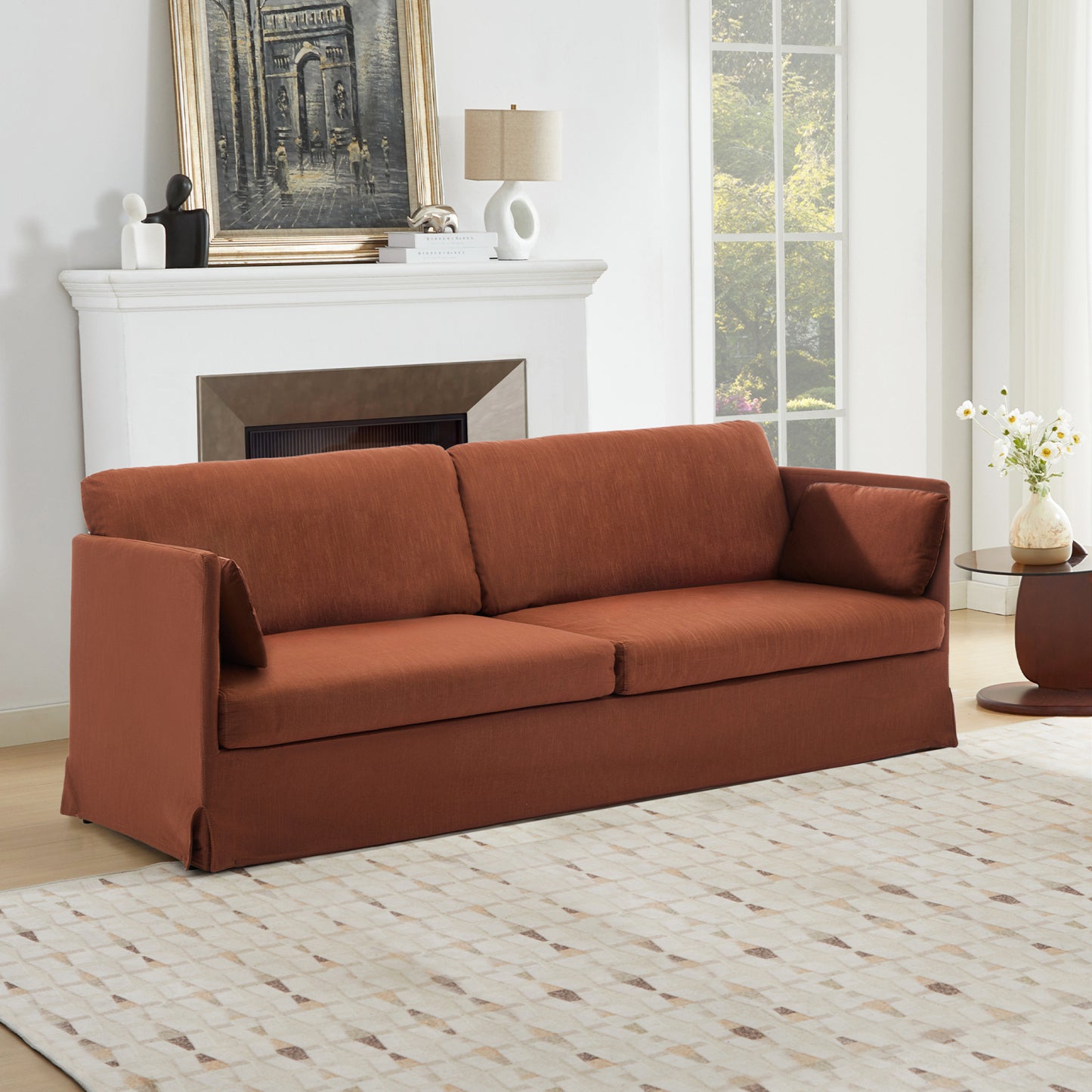 Dylan Modern Loveseat Sofa - Washable and Pet Friendly