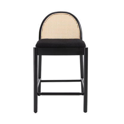 Salem Rattan Bar Stools (set of 2)