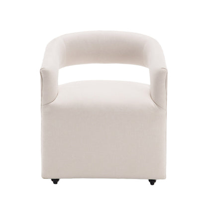 Barrel Rolling Dining Chair