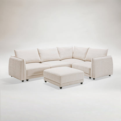 Leen Sectional Sofa - Modern White Sofa