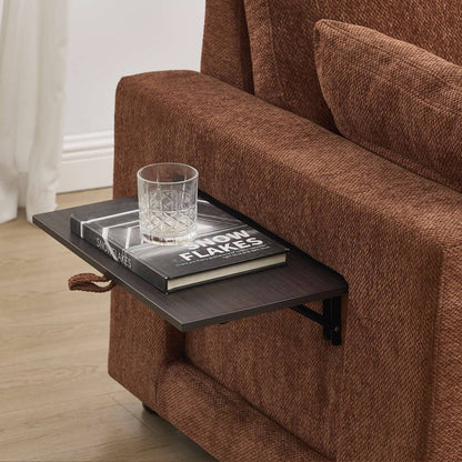 Levi Modern Reclining Sectional Sofa with Storage and Power Recliner