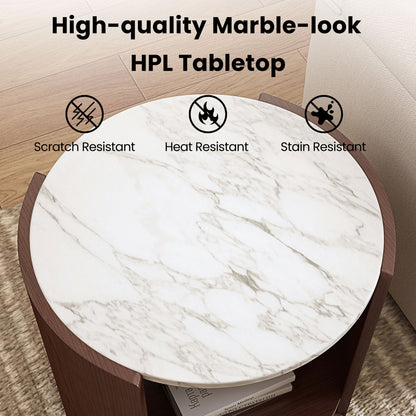 Gia Cultured Marble Coffee Table