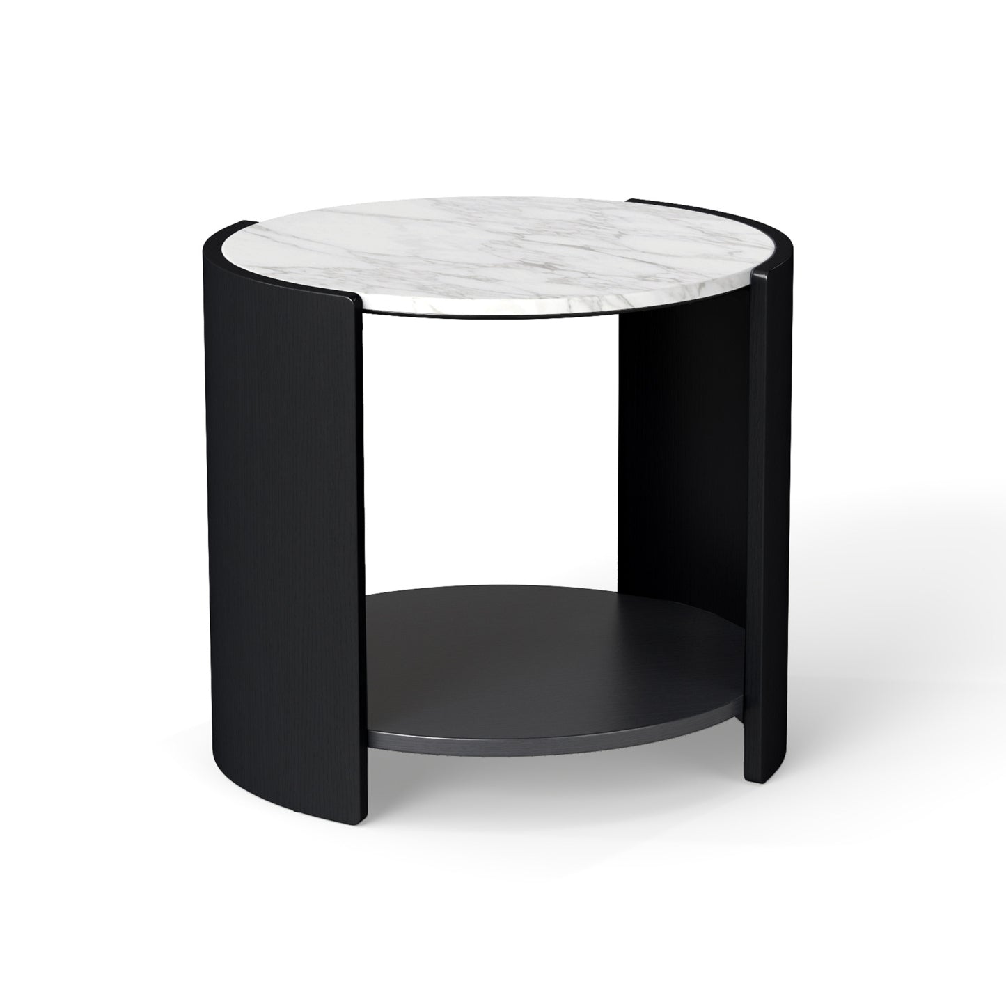 Gia Cultured Marble Side Table
