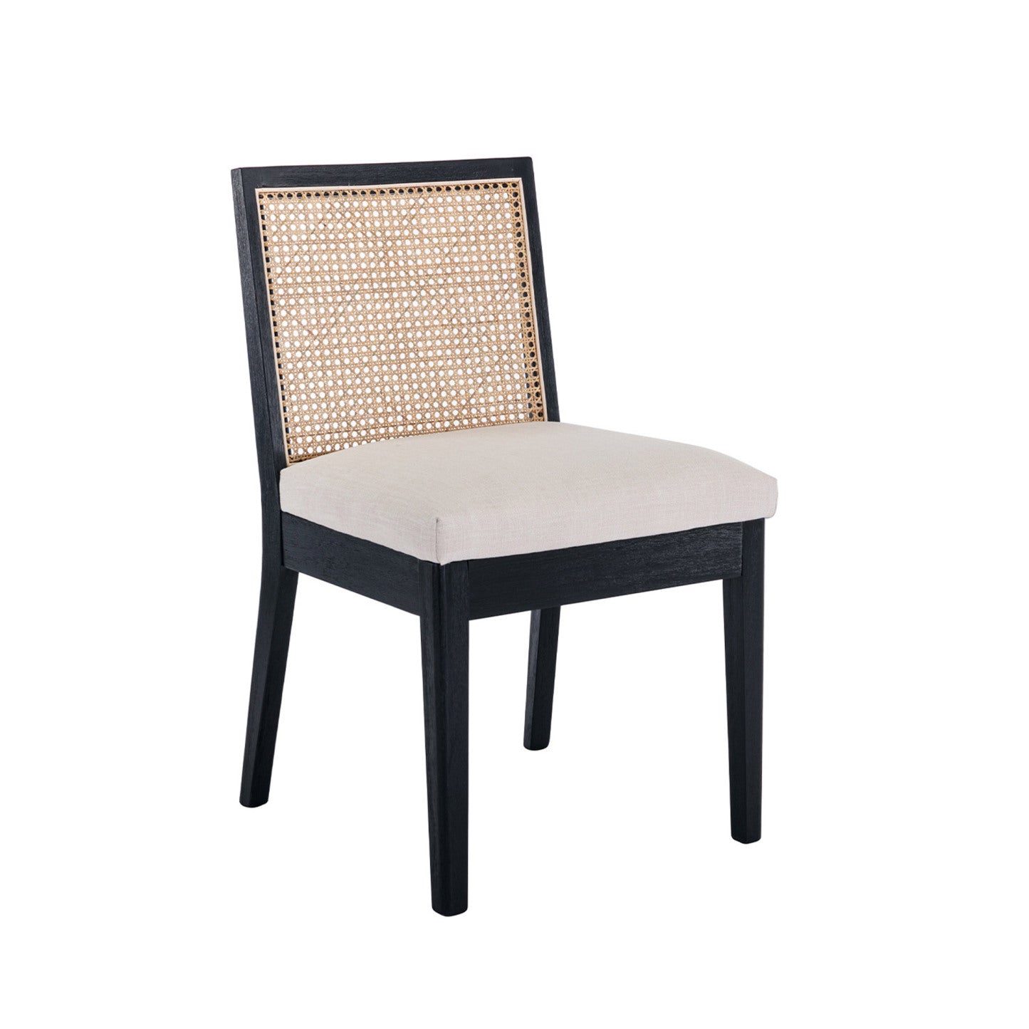 Weston Modern Cane Dining Chairs (set of 2)