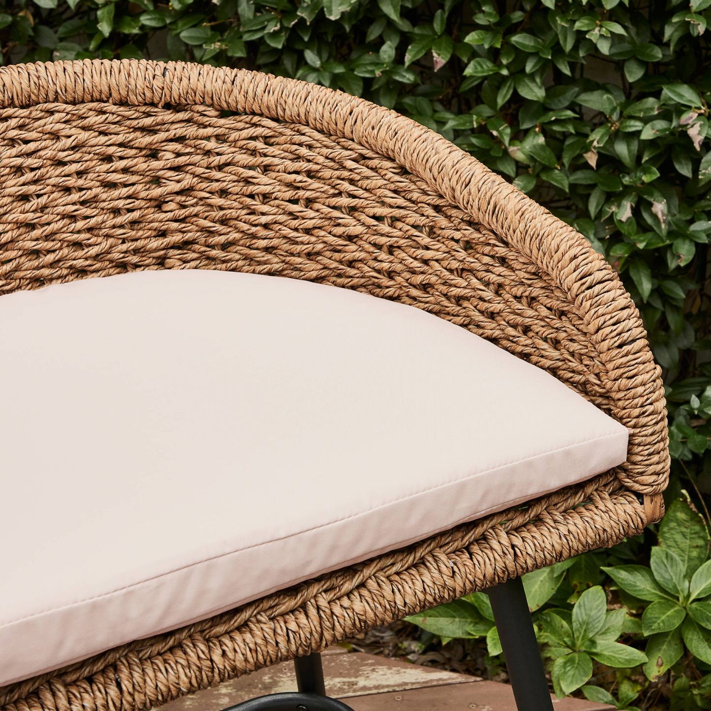 Neil Outdoor Cane Bar Stools Set