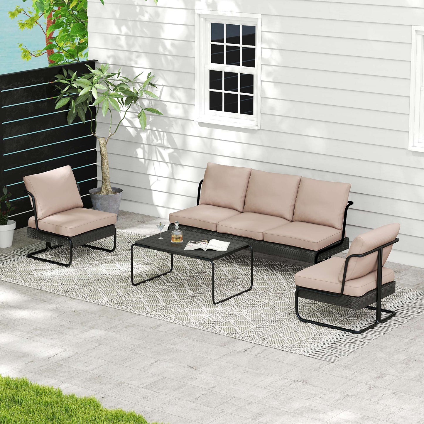 Brendan Outdoor 5 Seater Sofa Set