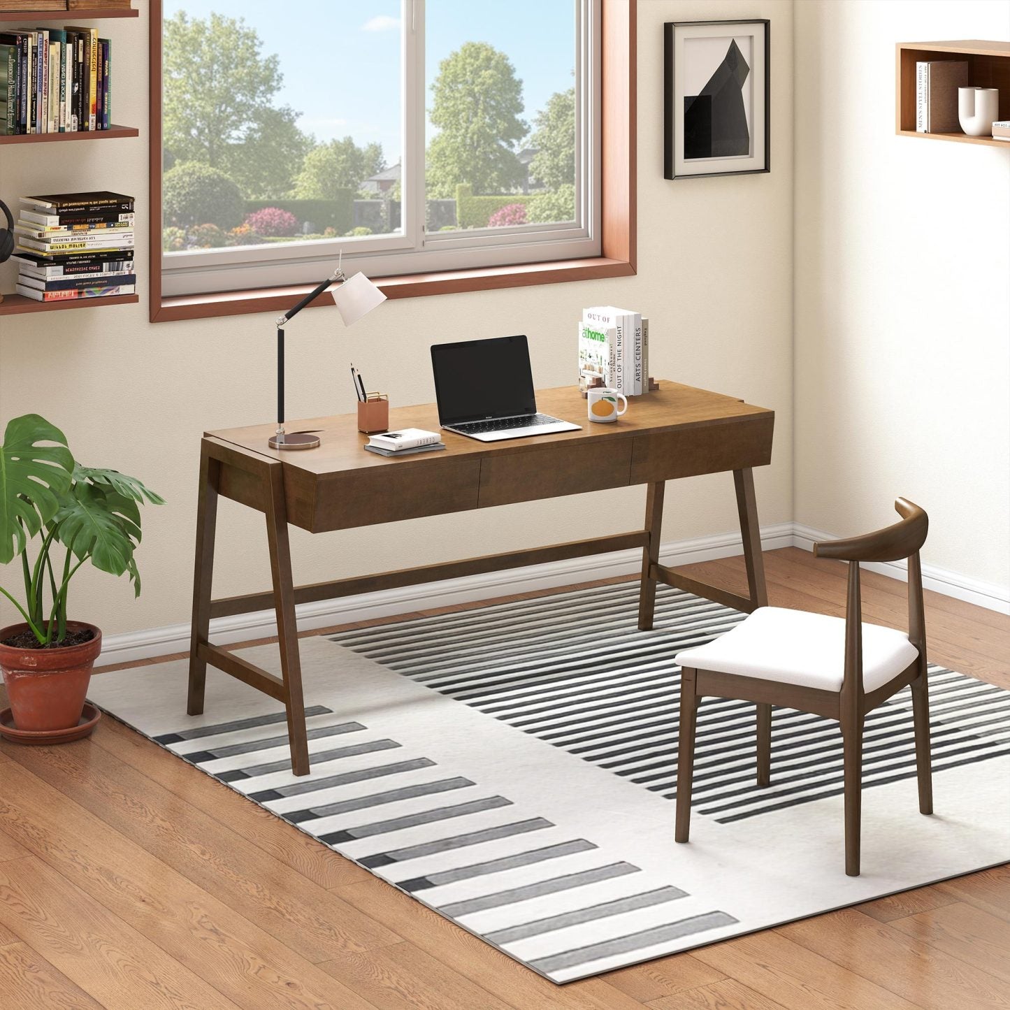 Leah 59'' Storage Desk