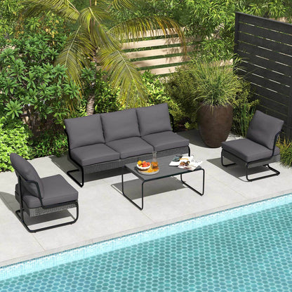Brendan Outdoor 5 Seater Sofa Set