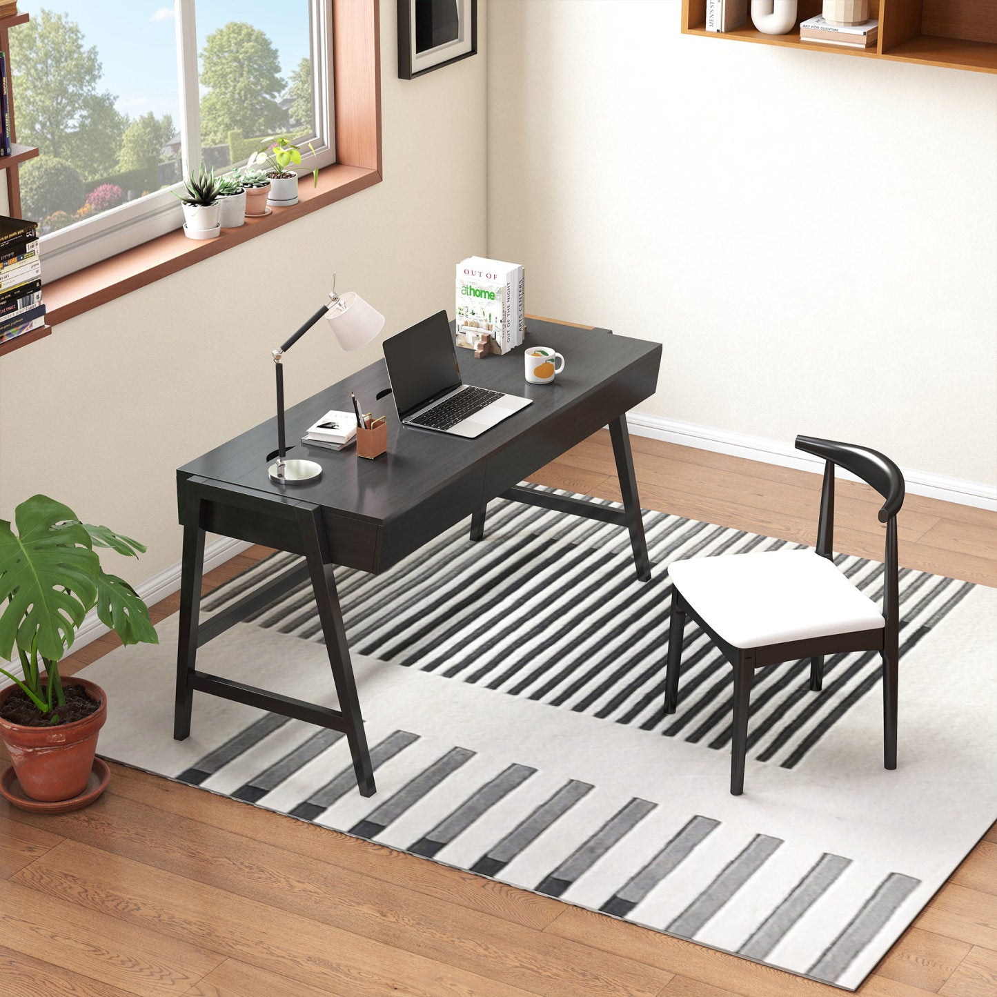 Leah 59'' Storage Desk