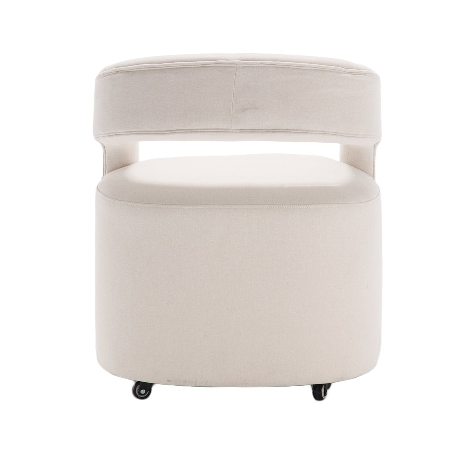 Barrel Rolling Dining Chair