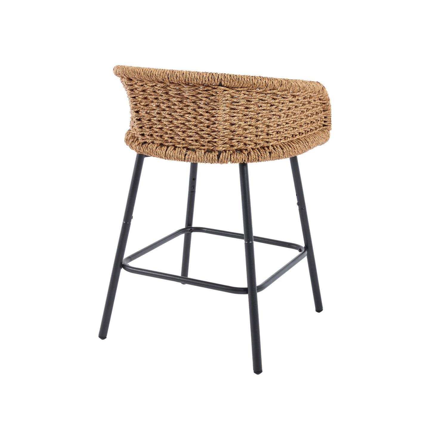 Neil Outdoor Cane Bar Stools Set