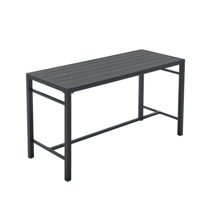 Lowel Outdoor Bar Table Set