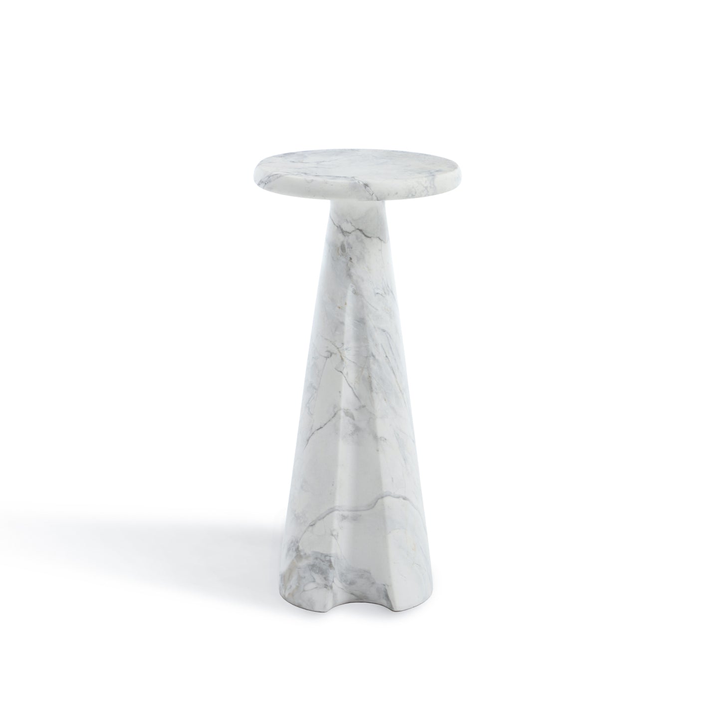 Lauren Cultured Marble Side Table