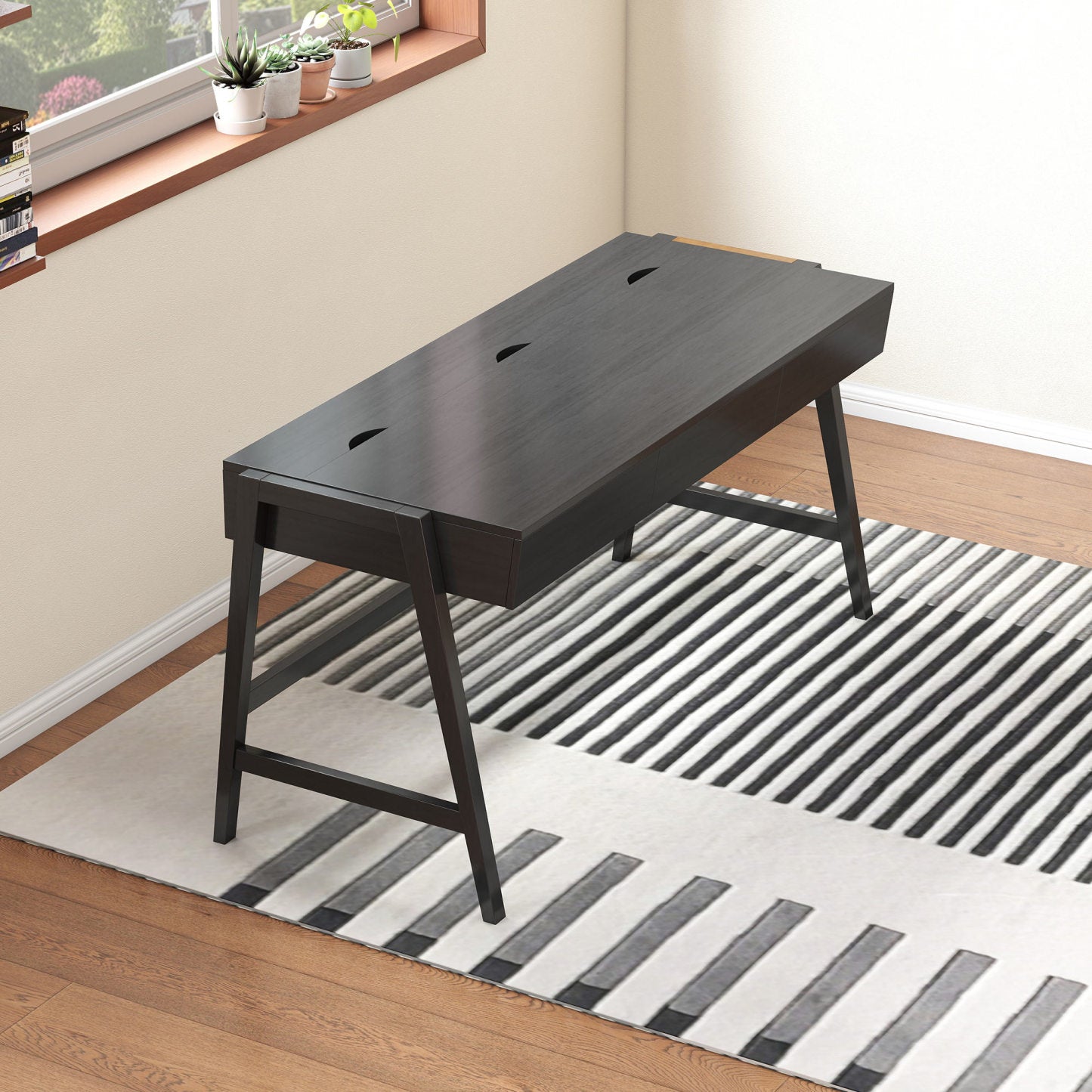 Leah 59'' Storage Desk