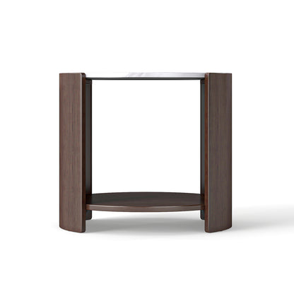 Gia Cultured Marble Side Table