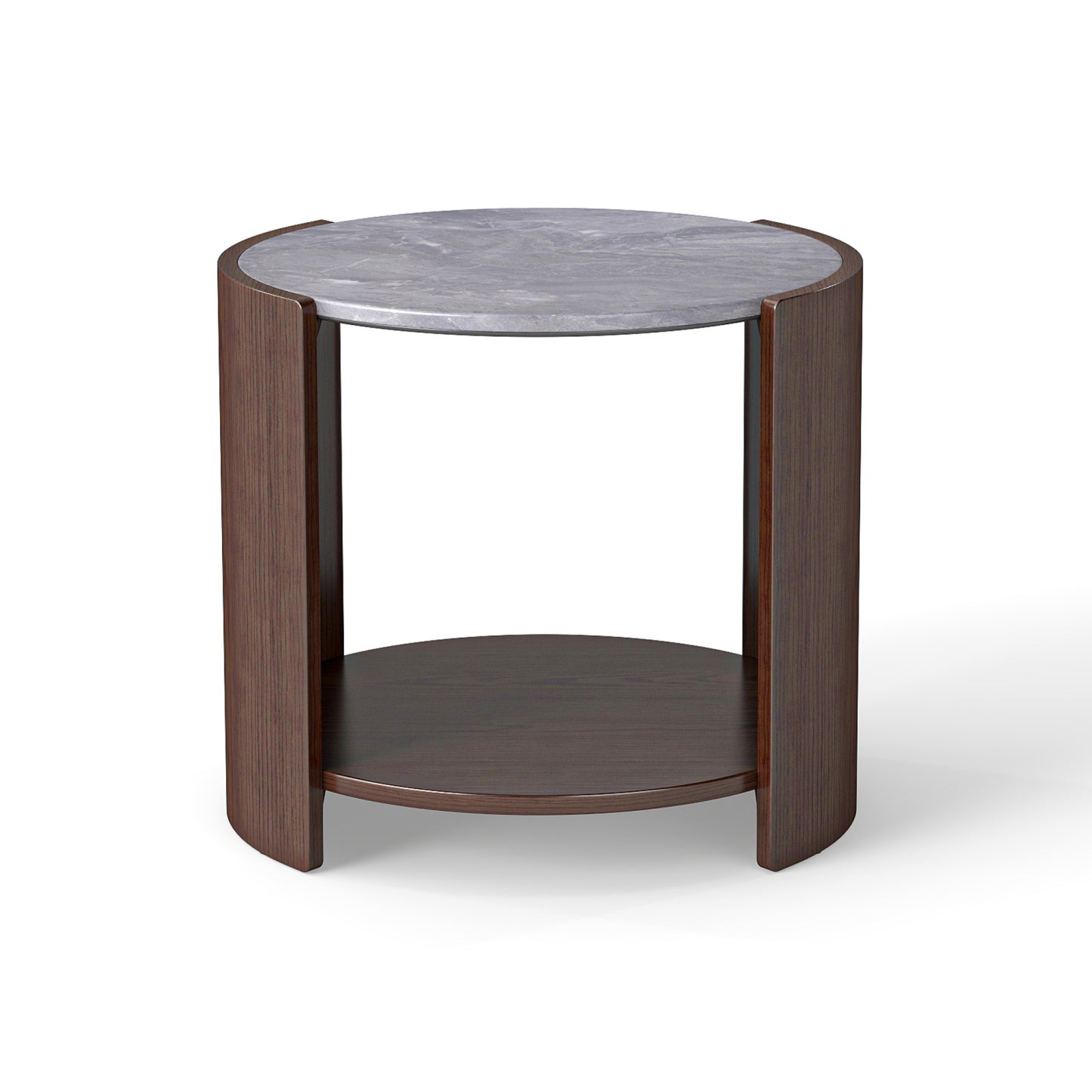 Gia Cultured Marble Side Table