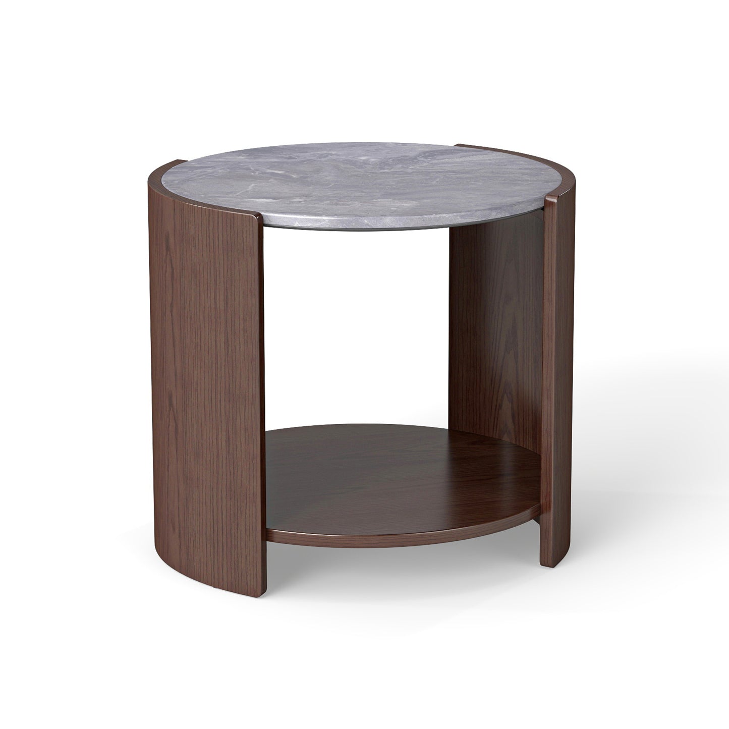 Gia Cultured Marble Side Table