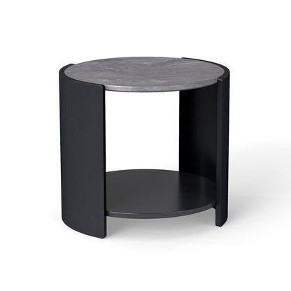 Gia Cultured Marble Side Table