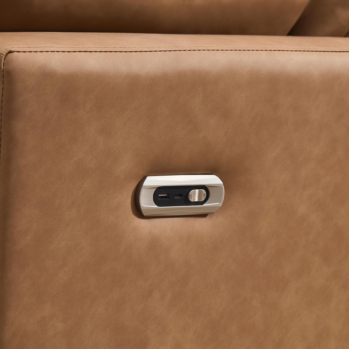 Levi Modern Reclining Sectional Sofa with Storage and Power Recliner