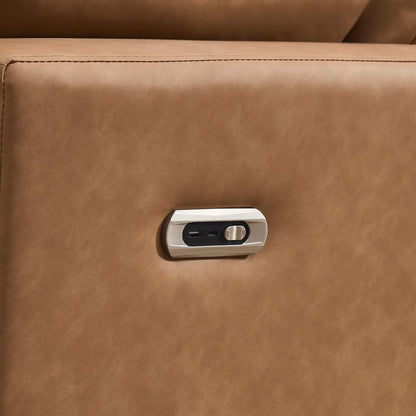 Levi Modern Reclining Sectional Sofa with Storage and Power Recliner