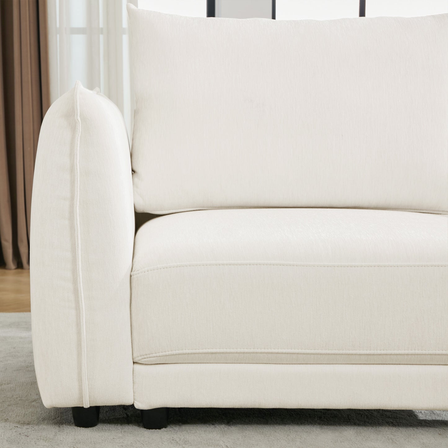 Leen Sectional Sofa - Modern White Sofa