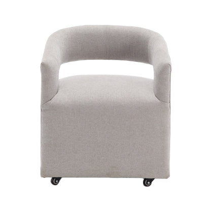 Barrel Rolling Dining Chair