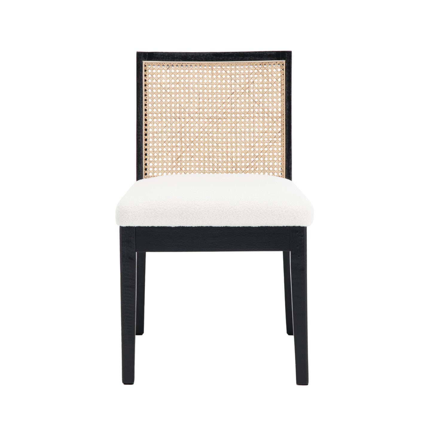 Weston Modern Cane Dining Chairs (set of 2)