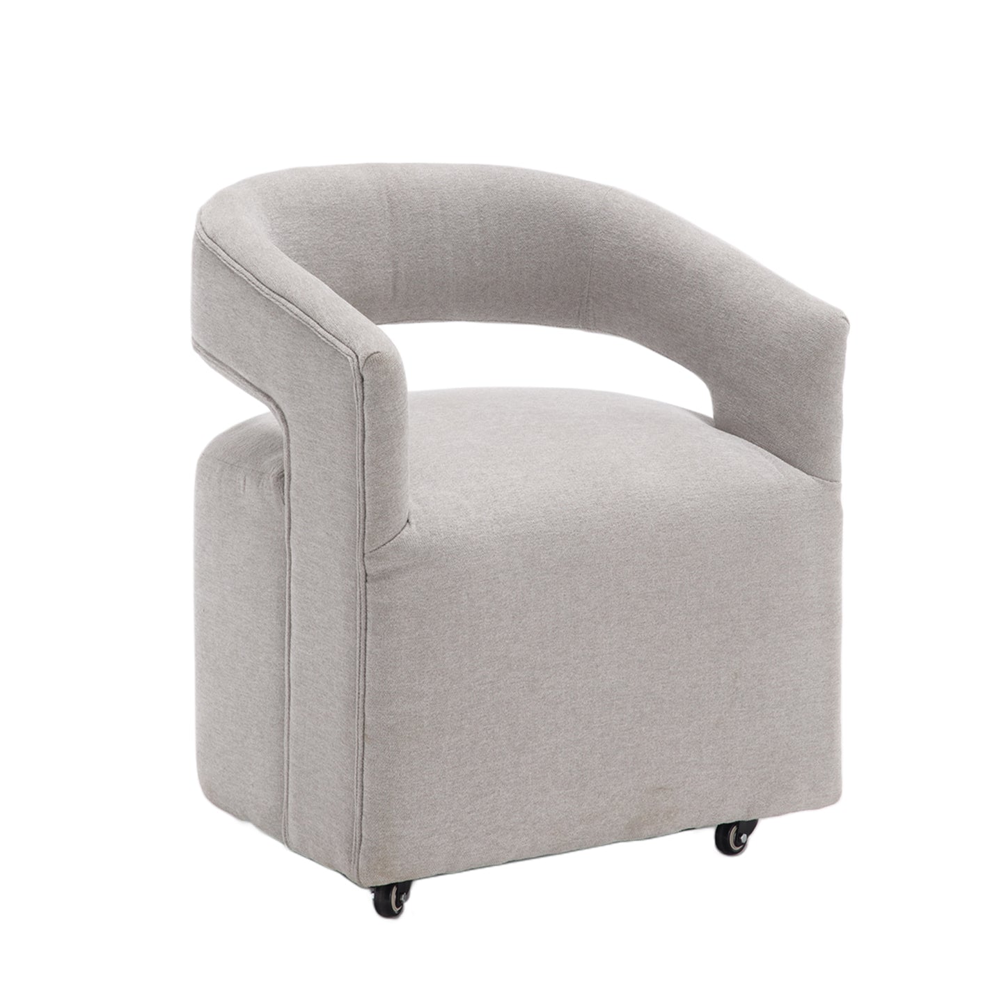 Barrel Rolling Dining Chair