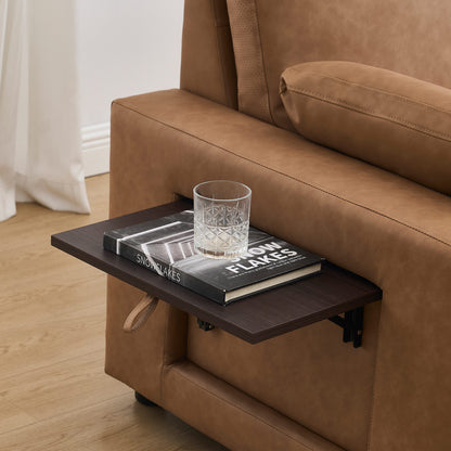 Levi Modern Reclining Sectional Sofa with Storage and Power Recliner