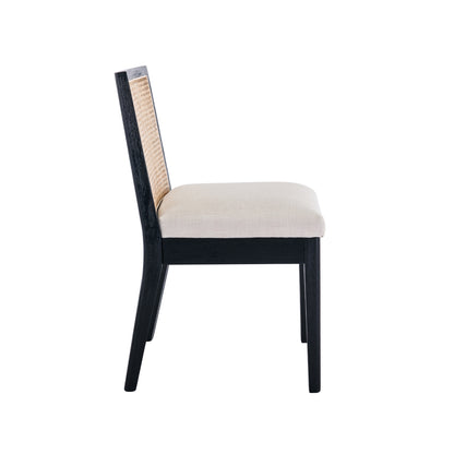 Weston Modern Cane Dining Chairs (set of 2)