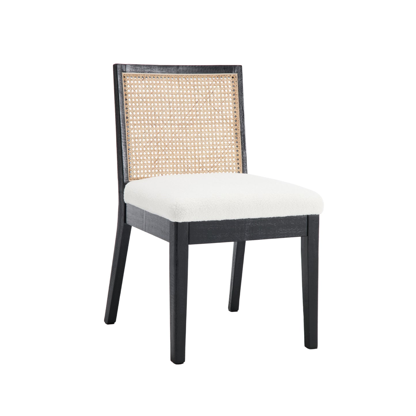 Weston Modern Cane Dining Chairs (set of 2)