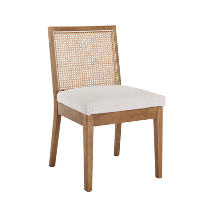 Weston Modern Cane Dining Chairs (set of 2)