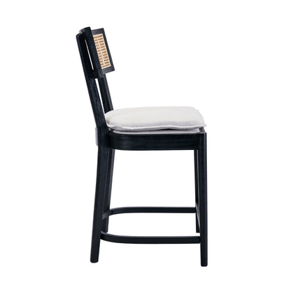 Walter Cane Counter and Bar Stools (set of 2)