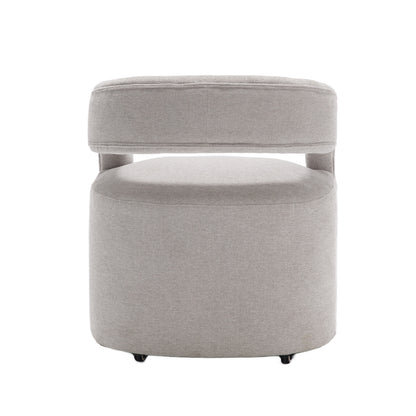 Barrel Rolling Dining Chair