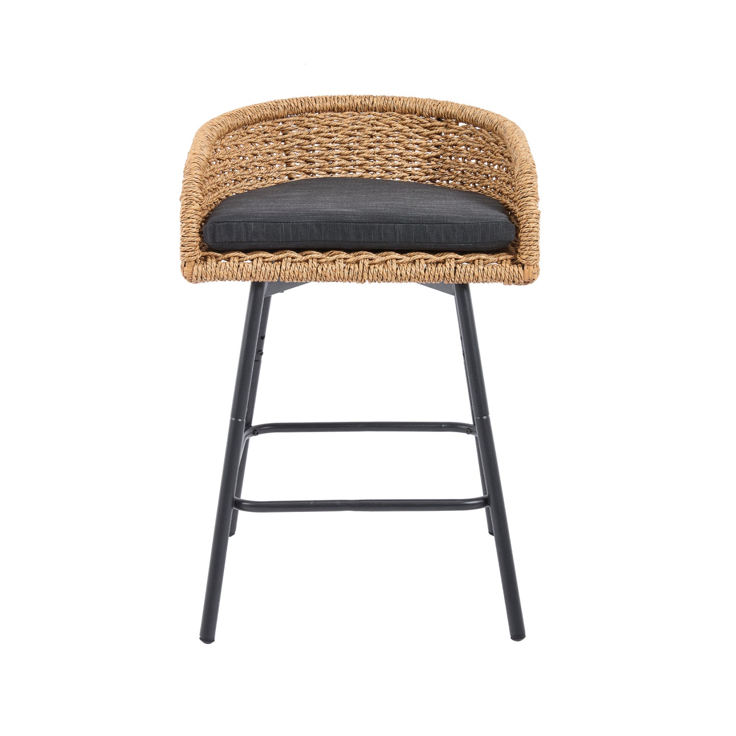 Neil Outdoor Cane Bar Stools Set