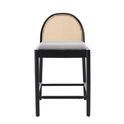Salem Rattan Bar Stools (set of 2)