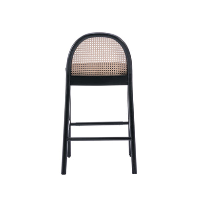 Salem Rattan Bar Stools (set of 2)