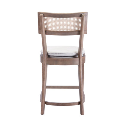 Walter Cane Counter and Bar Stools (set of 2)