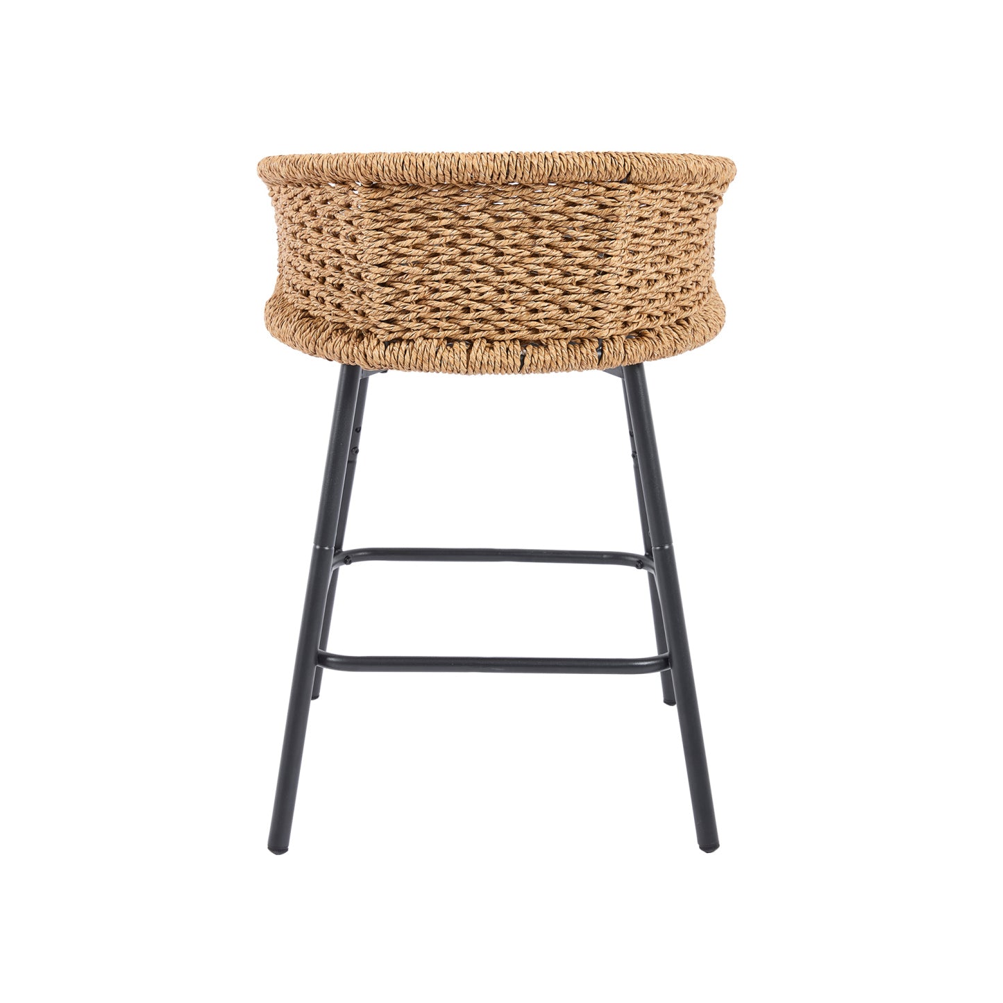 Neil Outdoor Cane Bar Stools Set