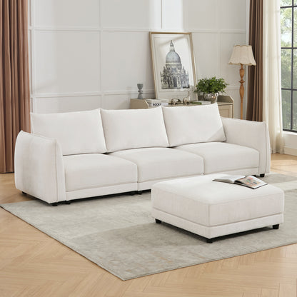 Leen Sectional Sofa - Modern White Sofa