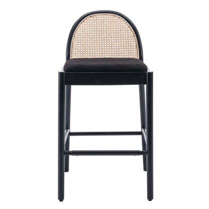 Salem Rattan Bar Stools (set of 2)